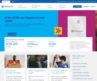 Barclaycard.co.uk(Homepage) Screenshot