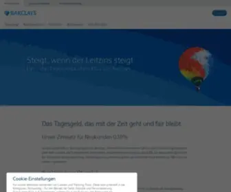 Barclays.de(Willkommen bei Barclays) Screenshot