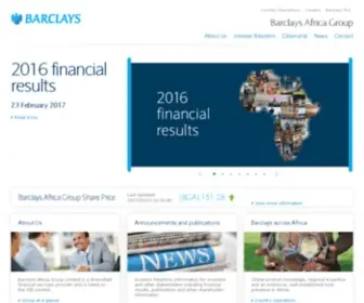 Barclaysafrica.com(A leading financial group) Screenshot
