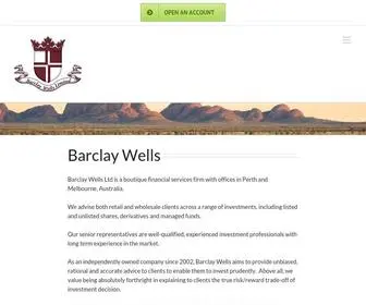 Barclaywells.com.au(Barclay Wells) Screenshot
