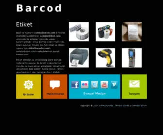 Barcod-Etiket.com(Barcod Etiket) Screenshot
