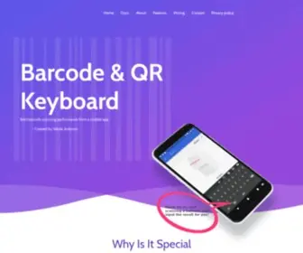 Barcode-Keyboard.eu(Barcode and QR code keyboard scanner app) Screenshot