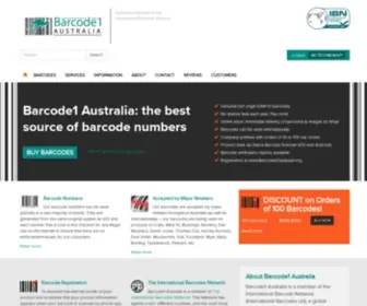 Barcode1.com.au(Buy Barcode Numbers) Screenshot