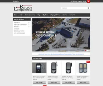 Barcodecomponents.com(Barcodecomponents) Screenshot