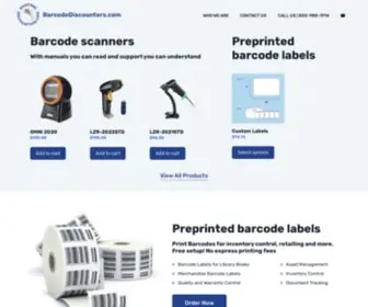 Barcodediscounters.com(Print your own barcodes for inventory control) Screenshot