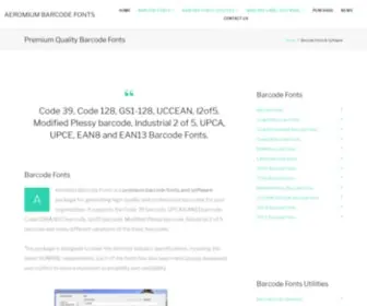 Barcodefonts.net(Barcode Fonts) Screenshot