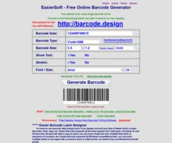 Barcodegenerator.online(Free Online Barcode Generator) Screenshot