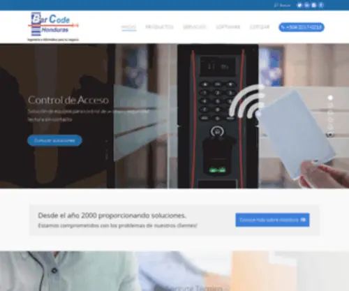 Barcodehonduras.com(BarCode Honduras) Screenshot