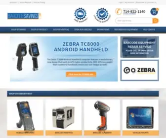 Barcodesavings.com(Barcode Equipment) Screenshot