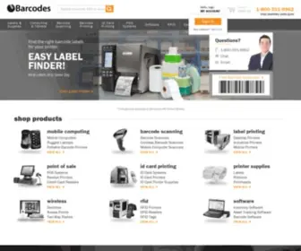 Barcodesinc.com(Barcodes Inc) Screenshot