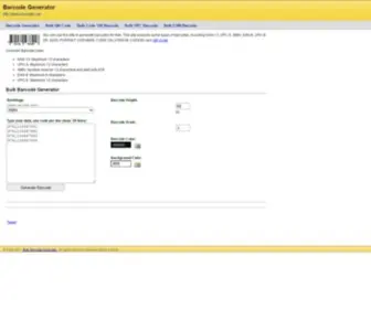 Barcodez.net(Bulk Barcode Generator) Screenshot