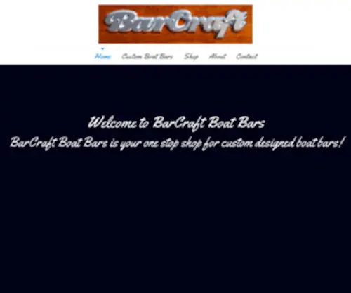 Barcraftboatbars.com(BarCraft Boat Bars) Screenshot