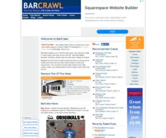 Barcrawl.co.uk(UK pub crawls and reviews) Screenshot