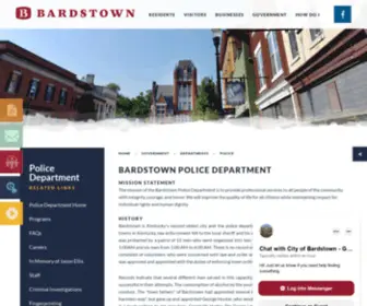 Bardstownpolice.com(Bardstownpolice) Screenshot