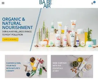 Bareair.in(Anti Pollution Skin & Hair Care Range) Screenshot