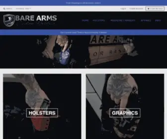 Barearmsholsters.com(Custom Kydex Gun Holsters) Screenshot
