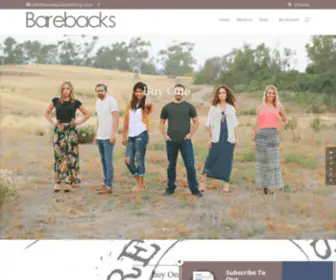 Barebacksclothing.com(Barebacks Clothing) Screenshot