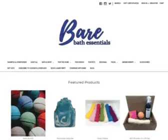 Barebathessentials.com(Bare Bath Essentials) Screenshot