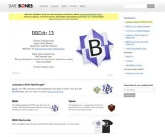 Barebones.com(Bare Bones Software) Screenshot