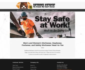 Barebonesworkwear.com(BareBones WorkWear) Screenshot