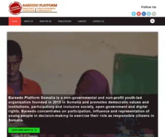 Bareedo.org(Bareedo Platform Somalia) Screenshot