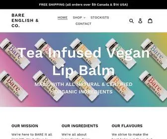 Bareenglish.com(All Vegan Goods) Screenshot