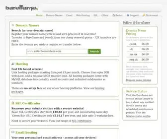 Bareflame.net(Domain Names) Screenshot