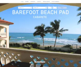 Barefootbeachpad.com(Barefoot) Screenshot