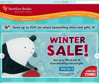 Barefootbooks.com(Award-winning children's books, CDs and gifts) Screenshot