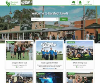 Barefootbowls.com.au(Find the Best Lawn Bowls Clubs for Functions & Barefoot Bowls Australia) Screenshot