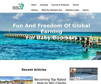 Barefootconsultants.com(Barefoot Consultants Member Area) Screenshot