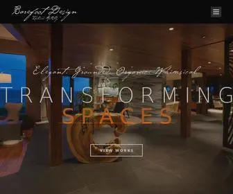 Barefootdesign.com(Transforming Spaces) Screenshot