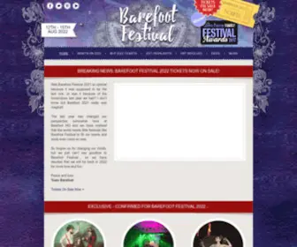 Barefootfestival.com(Barefoot festival™) Screenshot