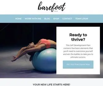 Barefootfitnesscollective.com(Living) Screenshot