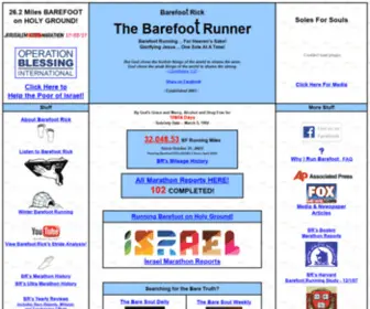 Barefootrunner.org(Barefoot Rick) Screenshot