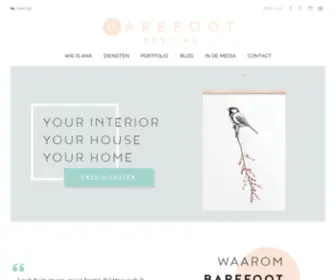 Barefootstyling.nl(Interieuradvies en vastgoed styling Rotterdam) Screenshot