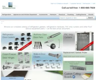 Barefrigeration.com(BA Refrigeration) Screenshot