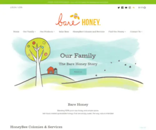 Barehoney.com(Bare Honey) Screenshot