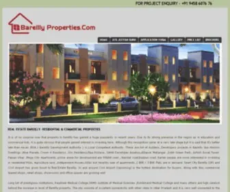 Bareillyproperties.com(Property Consultant in Bareilly) Screenshot