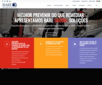 Bareinternational.com.br(BARE International) Screenshot