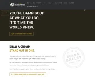 Bareknuckle-Branding.com(We're Bareknuckle Branding—Reno's creative agency) Screenshot