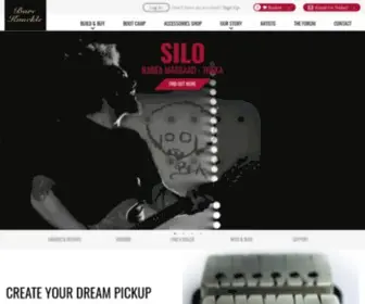 Bareknucklepickups.co.uk(Hand Wound Guitar and Bass Pickups) Screenshot