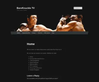 Bareknuckletv.com(BareKnuckle TV) Screenshot