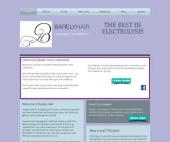 Barelyhair-SA.com(Electrolysis) Screenshot