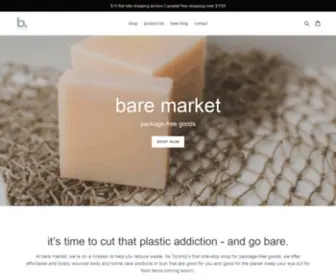 Baremarket.ca(Bare market) Screenshot