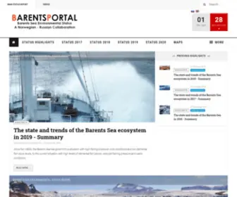 Barentsportal.com(BarentsPortal. An joint Norwegian) Screenshot