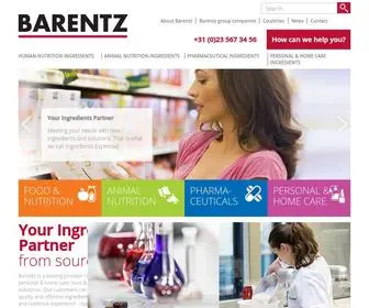Barentz.com(Home) Screenshot