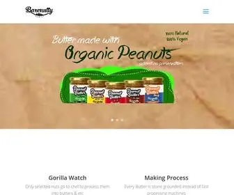 Barenutty.com(Peanut Butter and Almond Butter with organic nuts for healthy) Screenshot