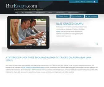 Baressays.com(California Bar Exam Essays) Screenshot