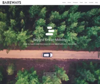 Bareways.com(Bareways navigation for good and bad roads) Screenshot